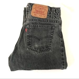 Vintage high waist faded black Levis